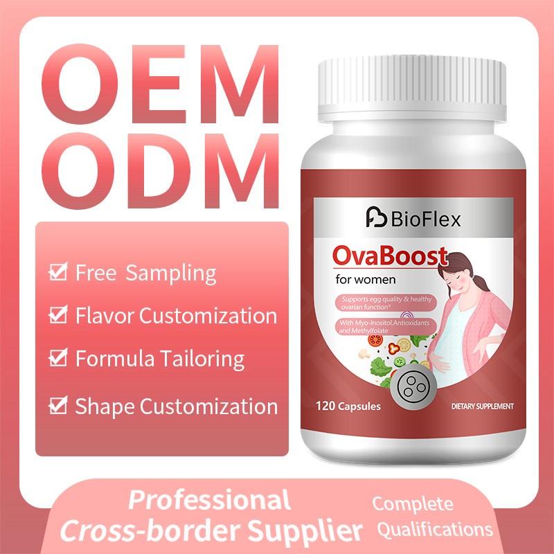Fertility Supplements Manufacturer - OEM Female Ovaboost Myo-Inositol Capsule Antioxidants Folate