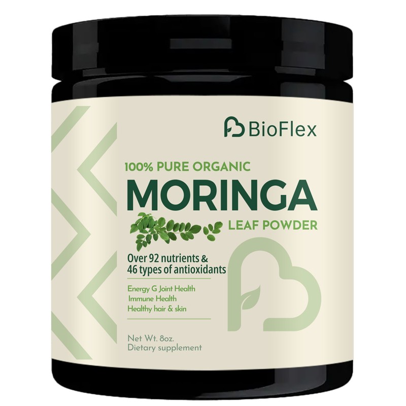 Moringa Powder Manufacturer - BioFlex China Supplier Wholesale Bulk OEM Private Label Flavoured