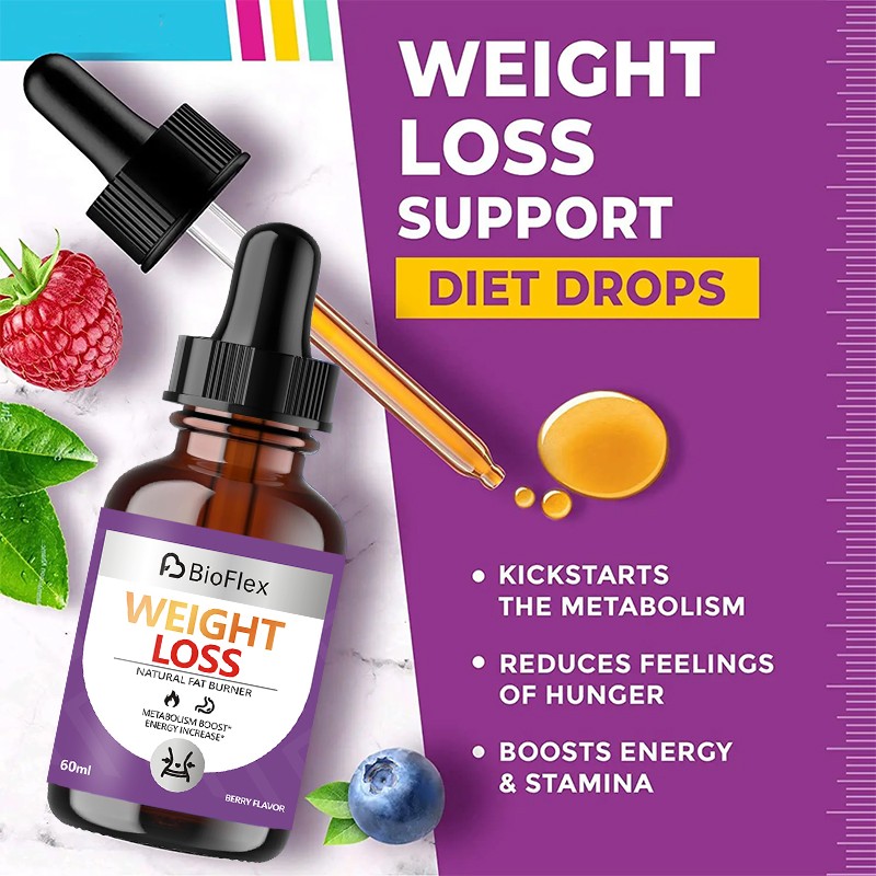 Fat Burner Drops Manufacturer - OEM Natural Slim Fast Liquid Drop 60ml Green Tea Leaf Extract