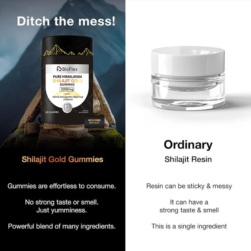 Shilajit Gummies Manufacturer - OEM Private Label Sugar Free Natural Pure Himalayan Ashwagandha