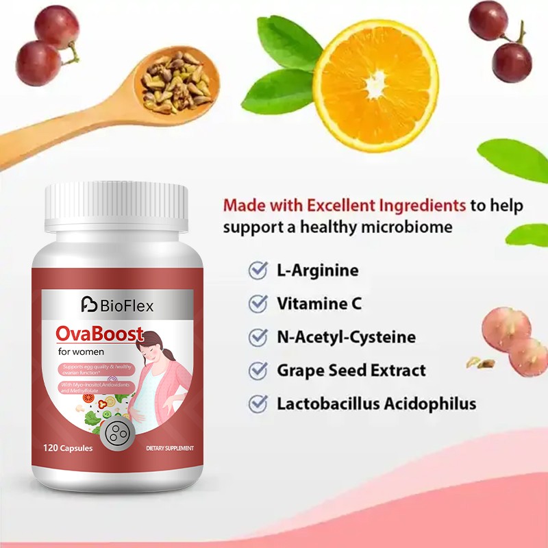 Fertility Supplements Manufacturer - OEM Female Ovaboost Myo-Inositol Capsule Antioxidants Folate