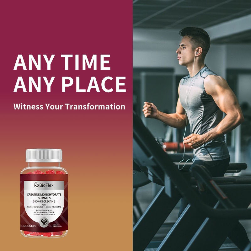 Pre Workout Gummies Manufacturer - OEM Private Label Strawberry Flavor Energy Boost 5000mg