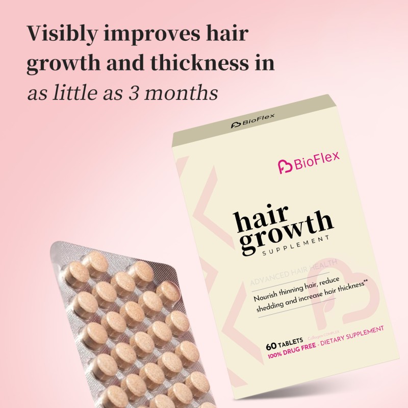 Hair Growth Tablets Manufacturer - Wholesale High Quality Natural 60 Tablets Biotin Collagen