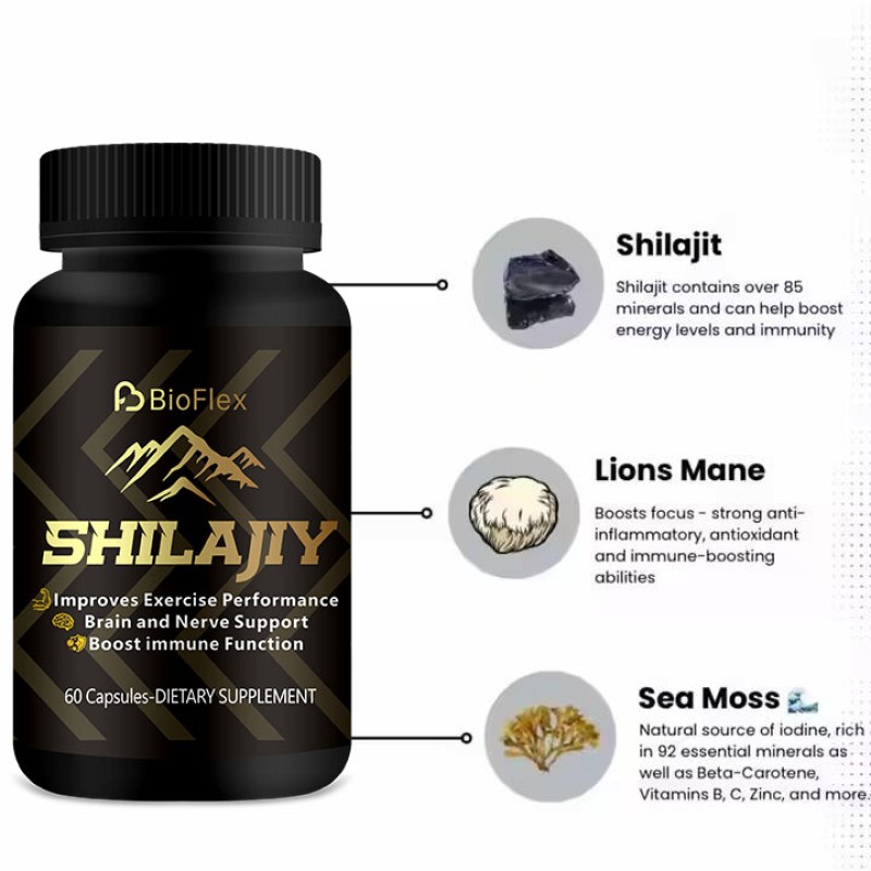 Capsule Supplements Manufacturer - Wholesale OEM Private Label Pure Himalayan Shilajit Gold Capsule