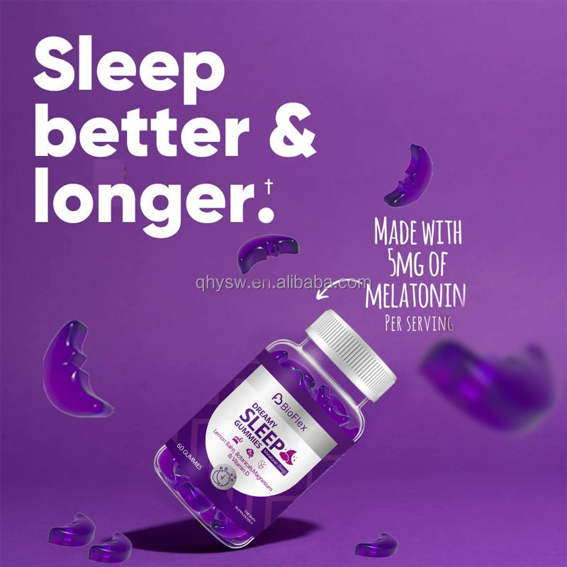 Sleep Gummies Manufacturer - Custom Private Label Halal Natural Vegan Melatonin Gummies Mind Calm