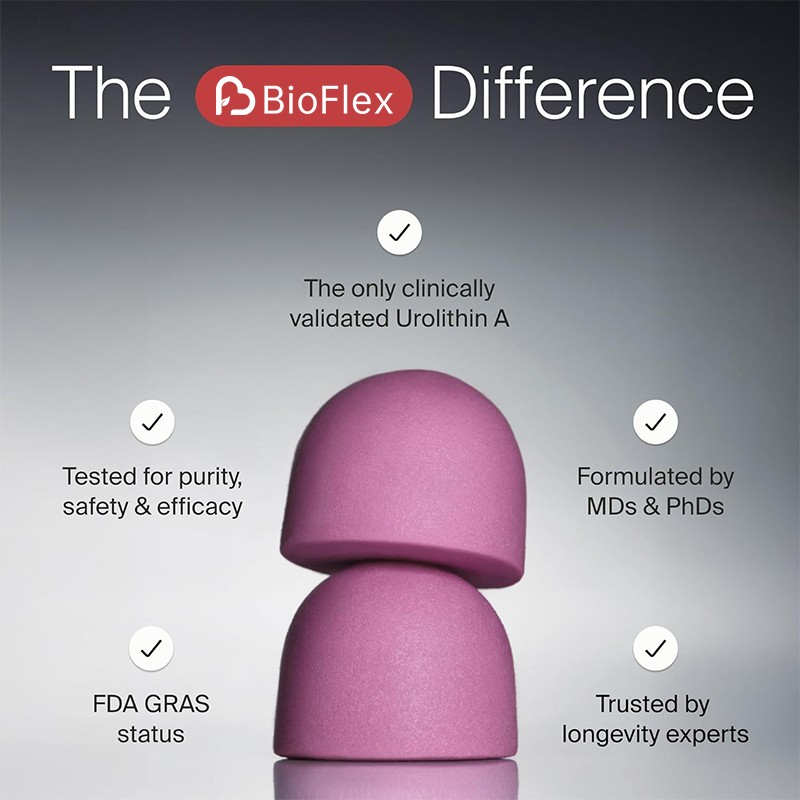 Urolithin Gummies Manufacturer - BioFlex OEM Private Label Natural 500mg Urolithin a Supplement