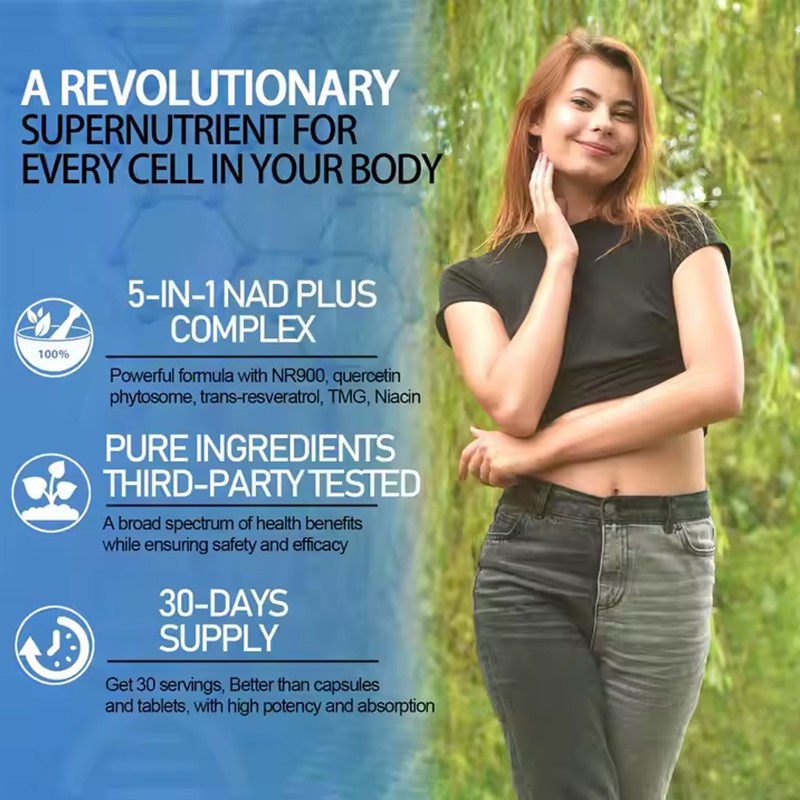 NAD Supplements Manufacturer - OEM Private Label High Potency Liposomal NAD Plus Brain Health