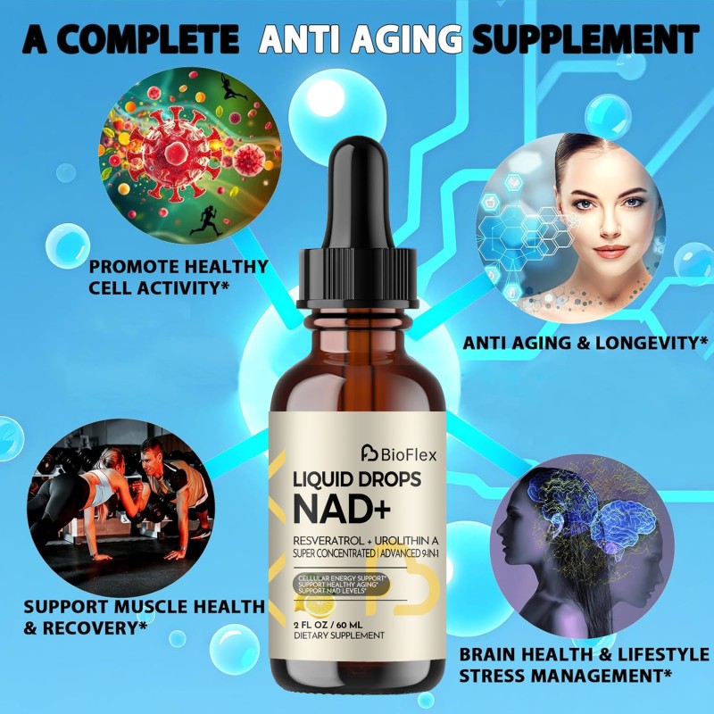 NAD Drops Manufacturer - Wholesale OEM Private Label Strawberry Flavor Liposomal NAD+ Resveratrol