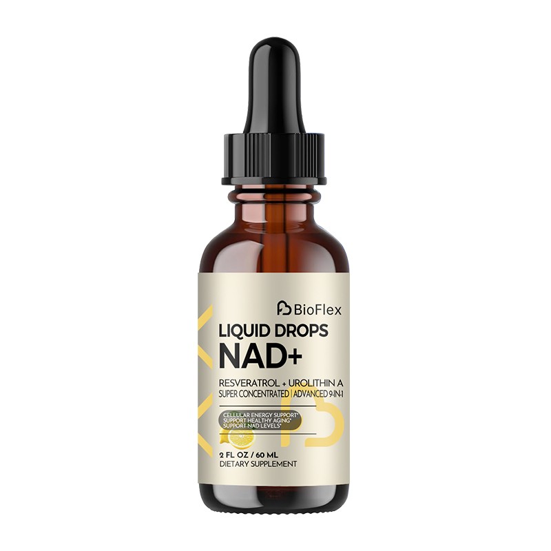 NAD Drops Manufacturer - BioFlex China Factory Custom Formula 9-in-1 Blend Liposomal NAD Liquid