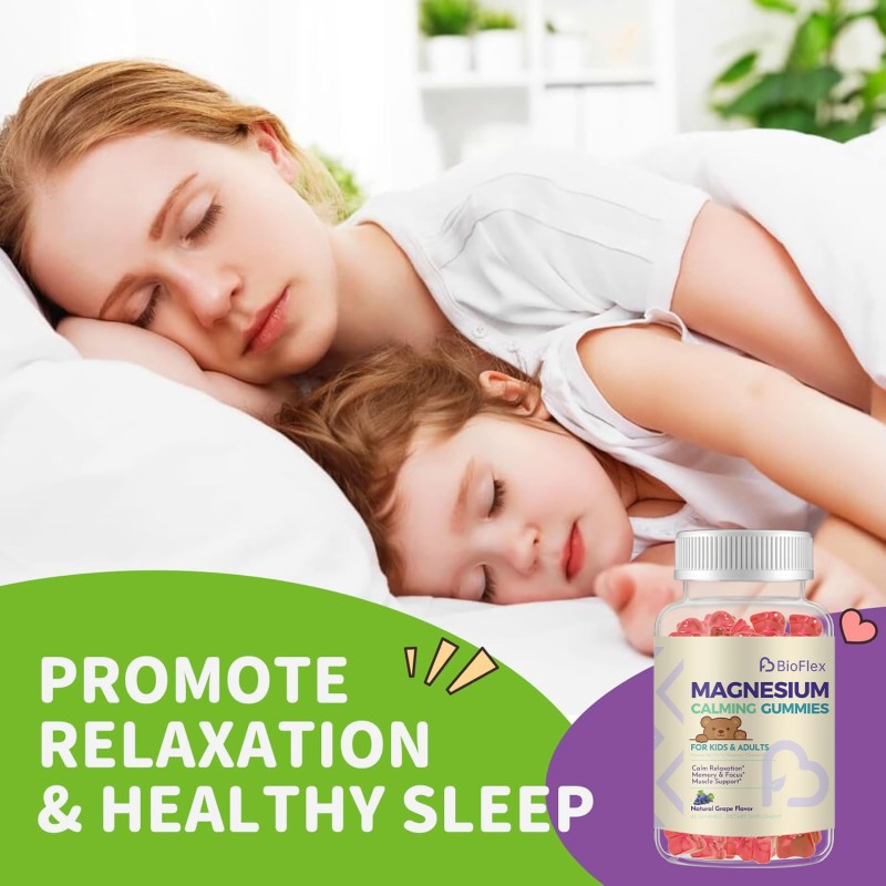 Kids Sleep Gummies Manufacturer - OEM Private Label Natural Grasp Flavor Melatonin-free B6 D3