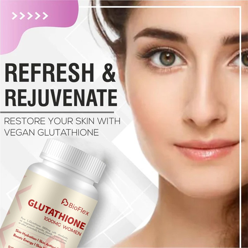 Glutathione Tablets Manufacturer - BioFlex Pure Active White L-glutathione 1000mg Tablets Anti-Aging