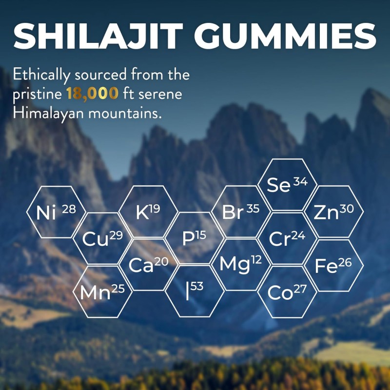 Shilajit Gummies Manufacturer - Wholesale OEM Private Label Natural 100% Pure 1400mg Himalayan