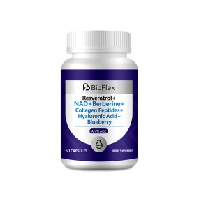 Anti-Aging Supplements Manufacturer - OEM Resveratrol NAD+ Berberine Hyaluronic Acid Complex