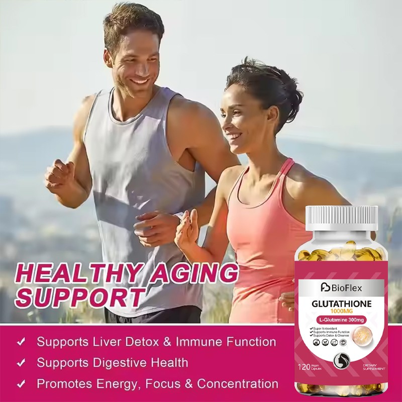 Glutathione Capsules Manufacturer - OEM 1000mg Glutathione Softgel Adult Whitening L-Glutamine