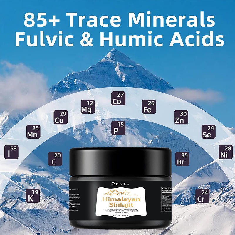 Shilajit Supplements Manufacturer - Wholesale Custom Private Label 30g 50g Organic Himalayan