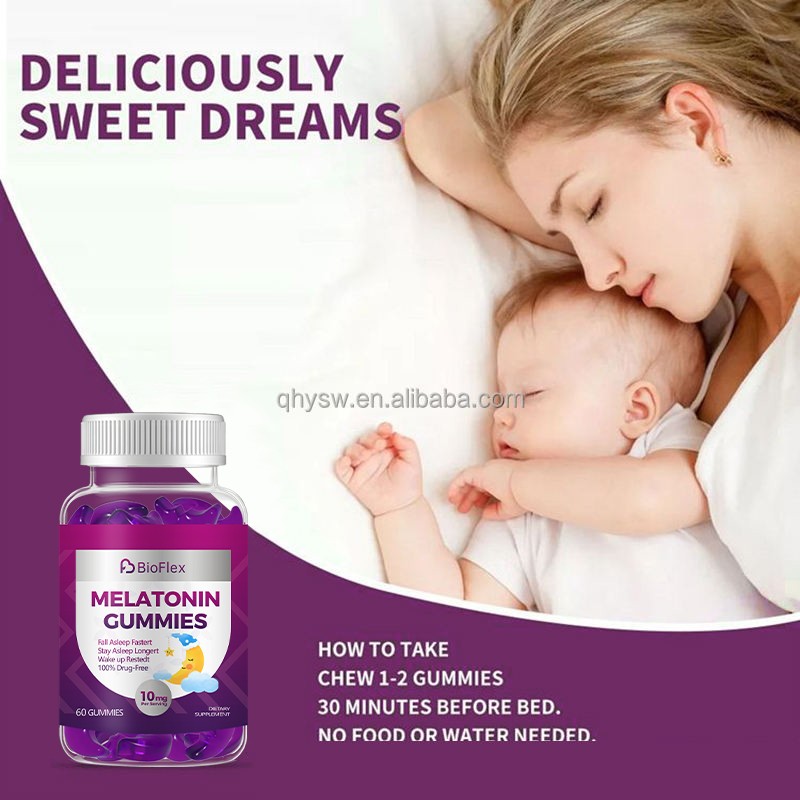 Sleep Gummies Manufacturer - China Factory Outlet Wholesale OEM Private Label 10mg Melatonin