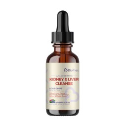 Liver Drops Manufacturer - BioFlex Custom Logo Natural Blueberry Flavor Organic Herbal Liver Cleanse
