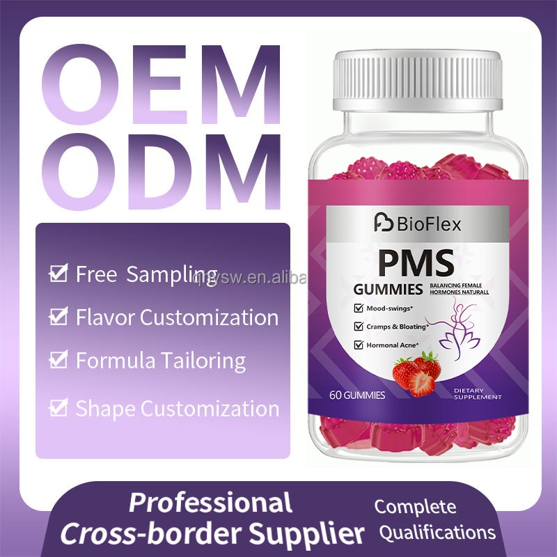 PMS Gummies Manufacturer - Wholesale OEM Private Label Proprietary Herbal Blend Vitamin B6