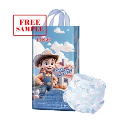 Disposable Diapers Factory - 3D Leak Prevention White Cotton Double-Deck Anti-Side