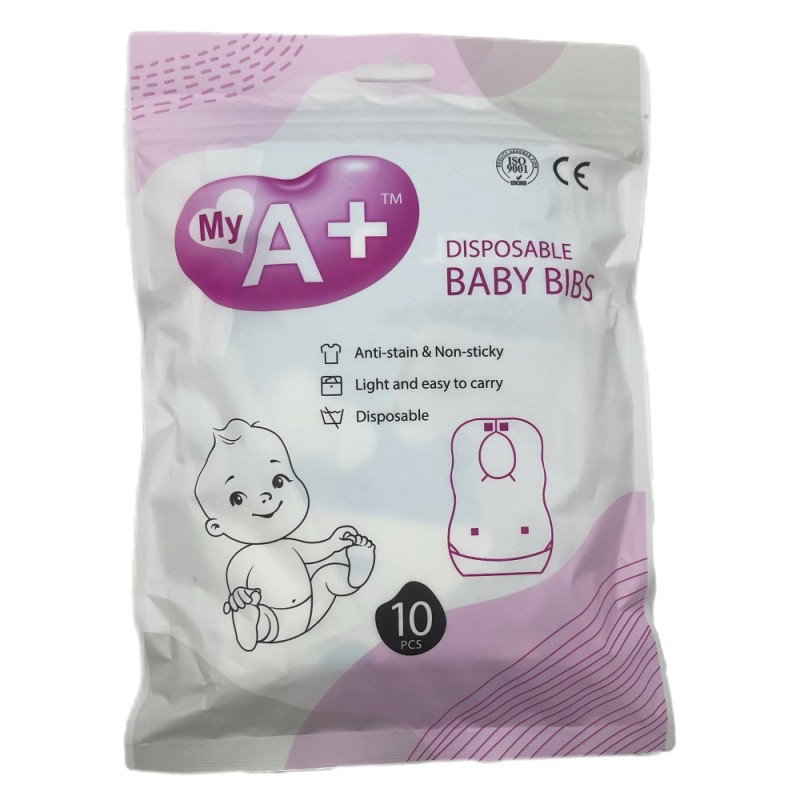 Baby Bibs Manufacturer - Free Sample Convenient Feeding One Time Use Individual Packing