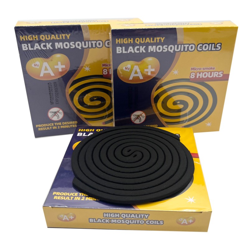Mosquito Coils Manufacturer - ECO-friendly Black Mosquito Killer Little Smoke Good Quality