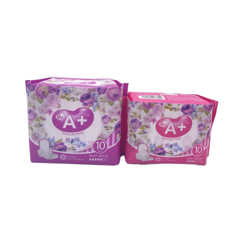 Sanitary Napkins Manufacturer - My A+ Feminine Hygiene Disposable Breathable Cotton Absorbent