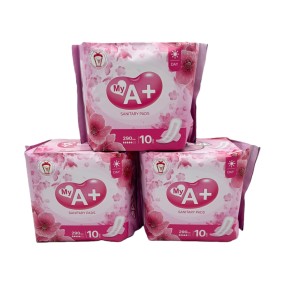Sanitary Pads Manufacturer - My A+ Premium Care 10pcs Package Thick Type Sanitary Towel