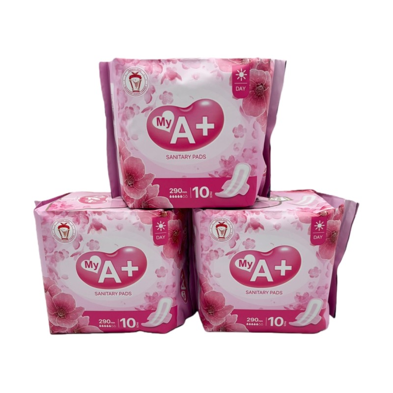 Sanitary Pads Manufacturer - My A+ Premium Care 10pcs Package Thick Type Sanitary Towel
