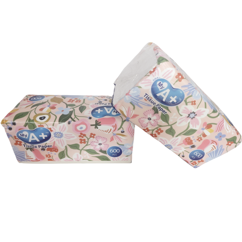 Facial Tissue Manufacturer - 600 Sheets Virgin Wood Pulp Factory Manufacture Cheap My A Plus