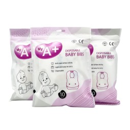 Baby Bibs Manufacturer - Disposable Wholesale Non Woven Custom Design Newborn Baby Bib