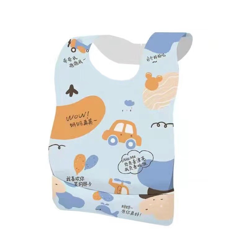 Baby Bibs Manufacturer - Cartoon Printing Disposable Soft 10pcs/bag Non Woven Good