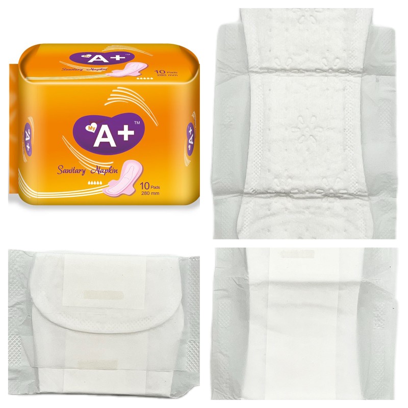 Sanitary Pads Manufacturer - 100% Cotton Customized Available Super Absorbent Winged 240/330mm