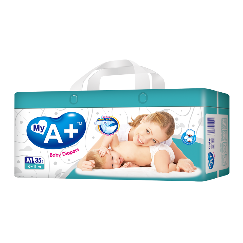Baby Diapers Manufacturer - Golden Package Premium Quality Breathable Soft Disposable