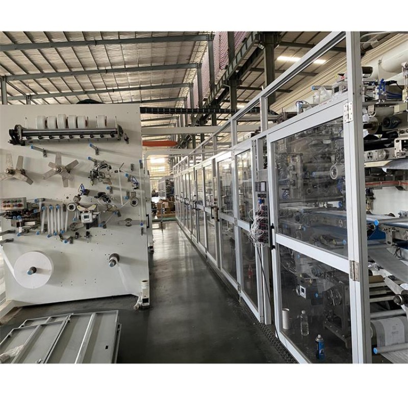Baby Diaper Machine Manufacturer - Full Servo Machine Making Baby Diaper (S+PP) From China