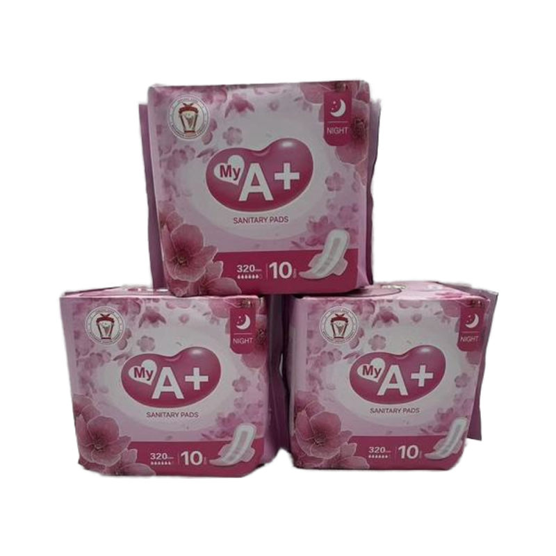 Sanitary Napkins Manufacturer - My A+ Feminine Hygiene Disposable Breathable Cotton Absorbent