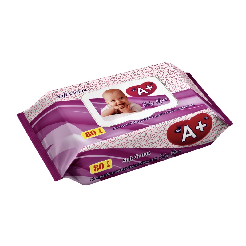 Baby Wipes Manufacturer - Eco-Friendly 80pcs Pack Soft Fragrance Cleansing Wipes
