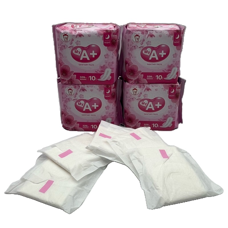Sanitary Pads Manufacturer - 320mm Girls Pad Customization Logo Super Absorbent Women