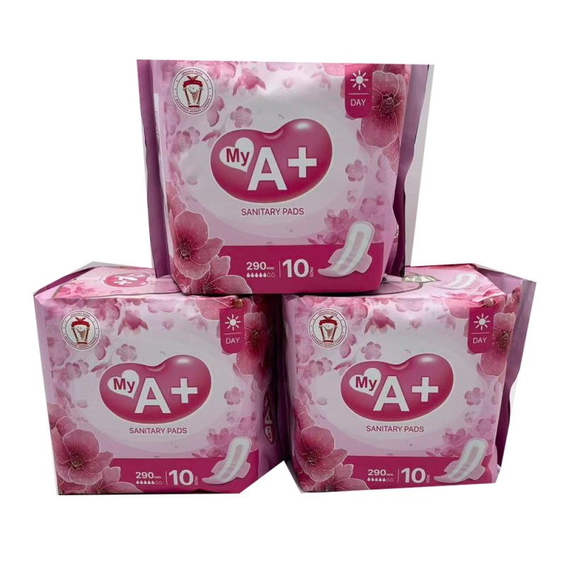 Sanitary Pads Manufacturer - 290mm Size Female Period Breathable Friendly Disposable