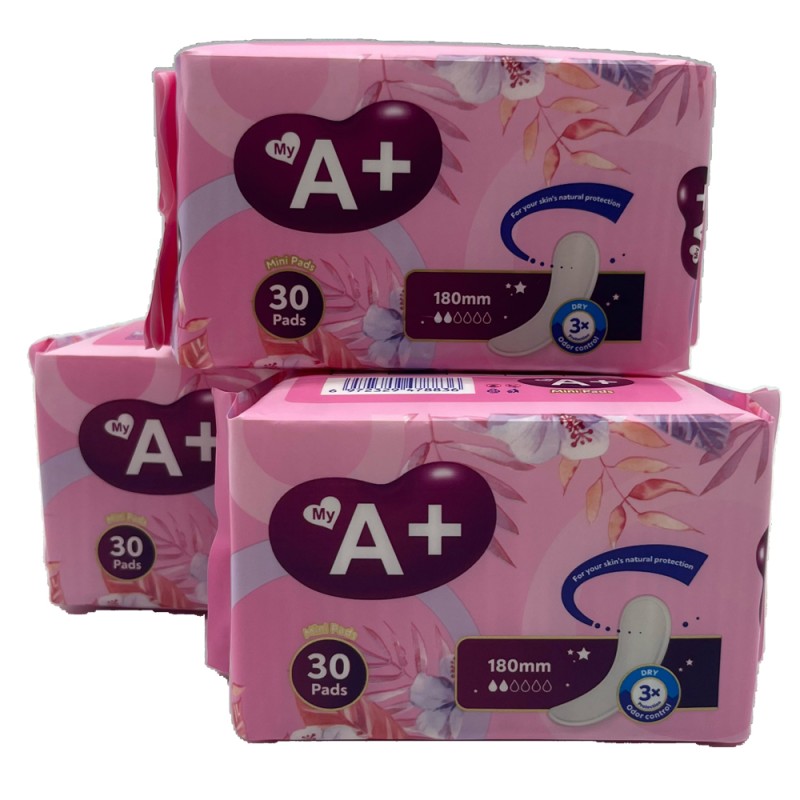 Panty Liners Manufacturer - 180mm Breathable Lightweight Wingless Period Mini Pad