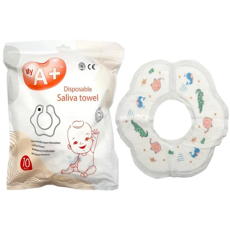 Saliva Towel Manufacturer - Customization Print Waterproof Disposable Factory Price Good