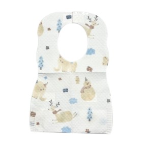 Baby Bibs Manufacturer - Baby Eating Time Disposable 10pcs/bag PE Film Super Soft