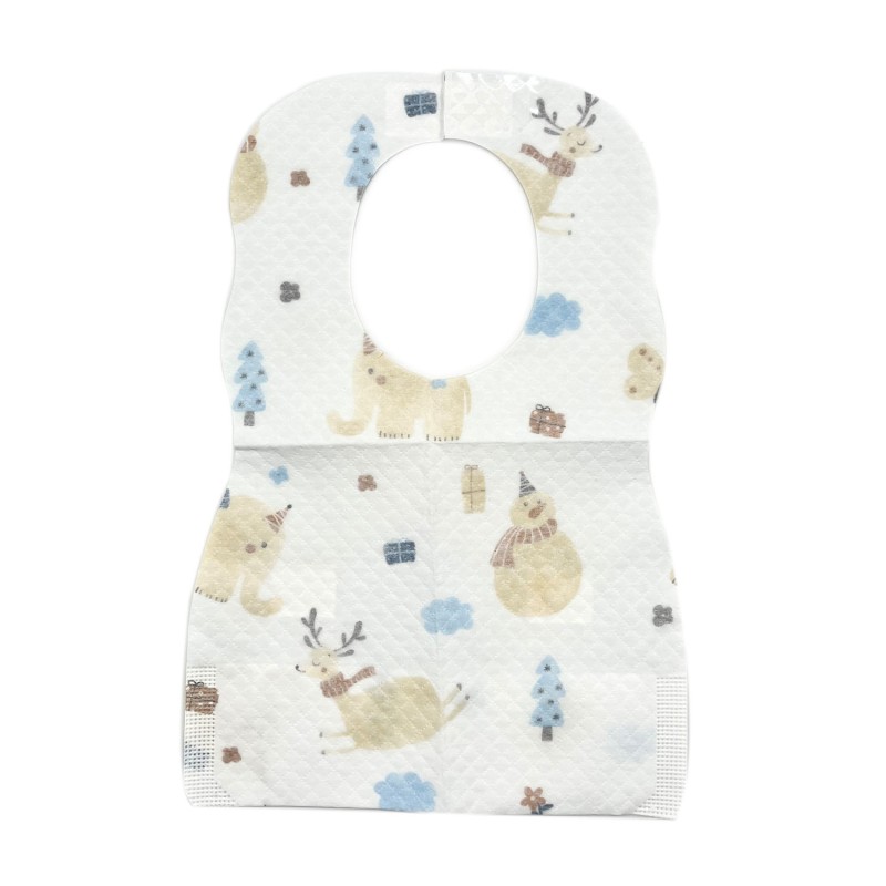 Baby Bibs Manufacturer - Baby Eating Time Disposable 10pcs/bag PE Film Super Soft