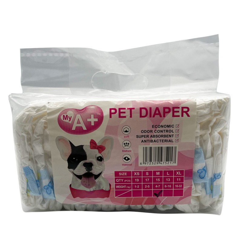Pet Diapers Manufacturer - OEM Pet Diaper Cotton High Absorbent Male Female Super Soft