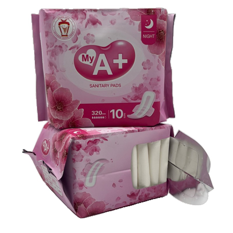 Sanitary Pads Manufacturer - 320mm Girls Pad Customization Logo Super Absorbent Women
