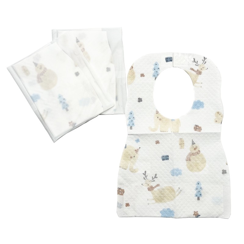 Baby Bibs Manufacturer - Disposable Wholesale Non Woven Custom Design Newborn Baby Bib