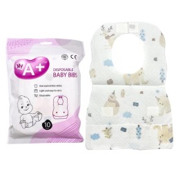 Baby Bibs Manufacturer - High Quality Super Soft Disposable More Convenient Nonwoven Eating