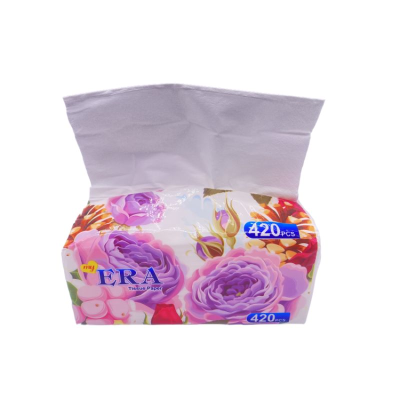Facial Tissue Manufacturer - ERA Wholesale 100% Wood Pulp Customized Soft Tissue Clean