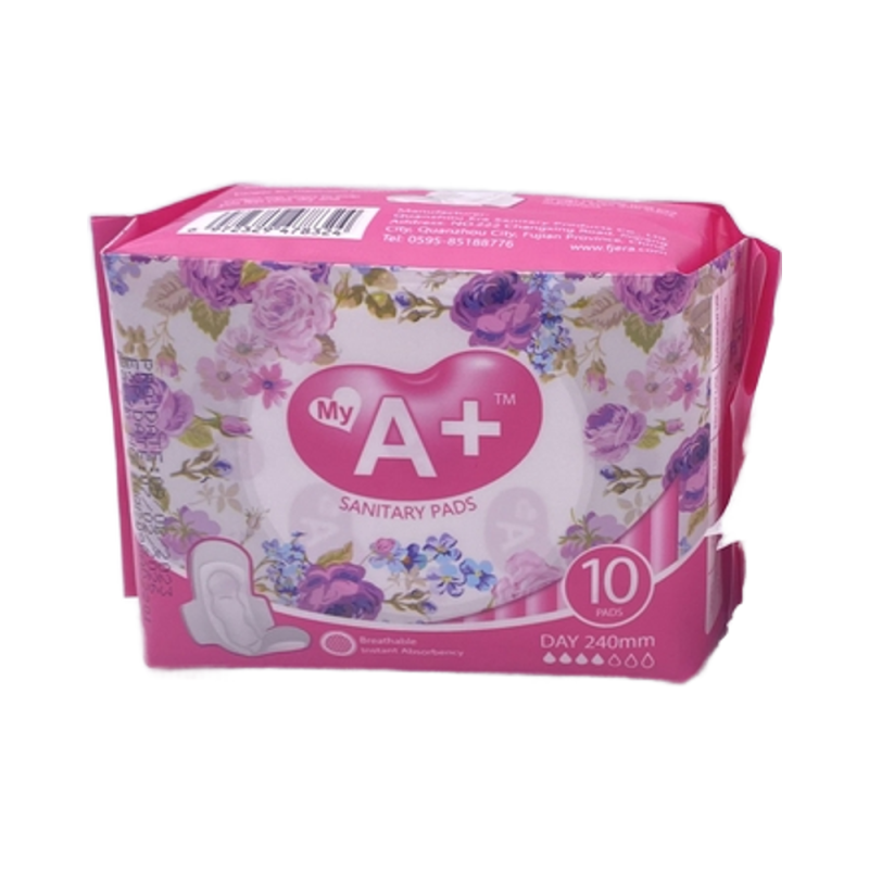 Sanitary Napkins Manufacturer - My A+ Feminine Hygiene Disposable Breathable Cotton Absorbent