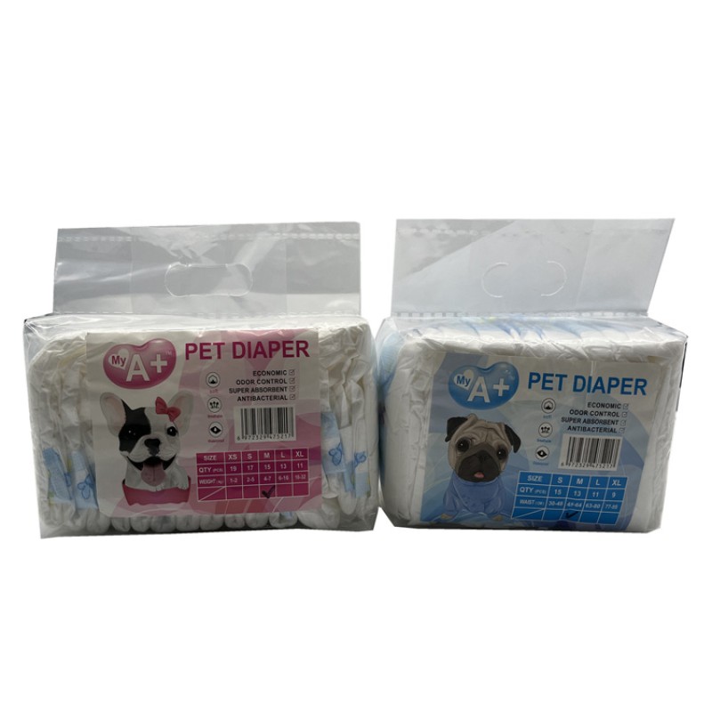 Pet Diapers Manufacturer - OEM Pet Diaper Cotton High Absorbent Male Female Super Soft
