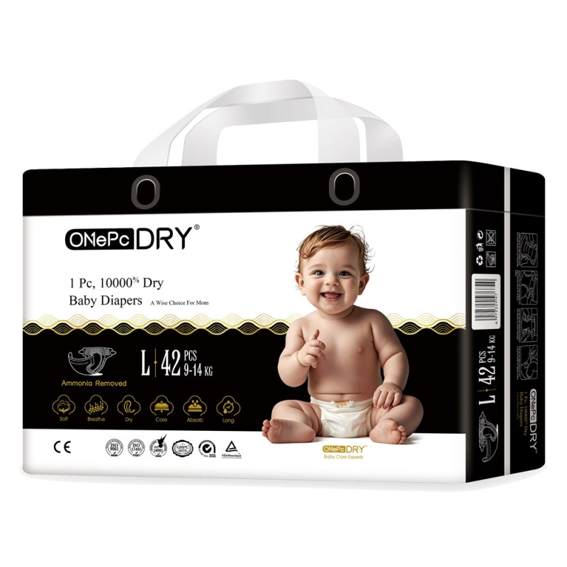 Baby Diapers Manufacturer - Golden Package Premium Quality Breathable Soft Disposable